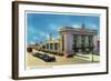 Wichita, Kansas - Exterior View of Union Station-Lantern Press-Framed Art Print