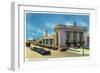 Wichita, Kansas - Exterior View of Union Station-Lantern Press-Framed Premium Giclee Print