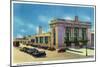 Wichita, Kansas - Exterior View of Union Station-Lantern Press-Mounted Premium Giclee Print