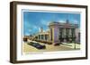 Wichita, Kansas - Exterior View of Union Station-Lantern Press-Framed Art Print