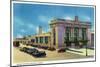 Wichita, Kansas - Exterior View of Union Station-Lantern Press-Mounted Art Print