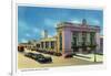 Wichita, Kansas - Exterior View of Union Station-Lantern Press-Framed Art Print