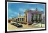 Wichita, Kansas - Exterior View of Union Station-Lantern Press-Framed Art Print