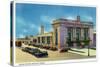 Wichita, Kansas - Exterior View of Union Station-Lantern Press-Stretched Canvas