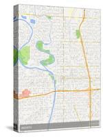 Wichita, United States of America Map-null-Stretched Canvas