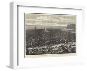 Wick Harbour During the Herring Fishing-Samuel Read-Framed Giclee Print