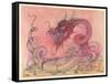 Wicked Dragon-Wayne Anderson-Framed Stretched Canvas