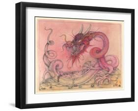 Wicked Dragon-Wayne Anderson-Framed Giclee Print