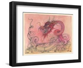 Wicked Dragon-Wayne Anderson-Framed Giclee Print