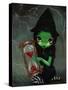 Wicked Witch and Her Hourglass-Jasmine Becket-Griffith-Stretched Canvas