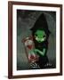 Wicked Witch and Her Hourglass-Jasmine Becket-Griffith-Framed Art Print