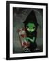 Wicked Witch and Her Hourglass-Jasmine Becket-Griffith-Framed Art Print