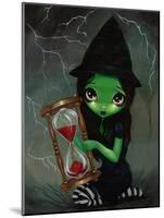 Wicked Witch and Her Hourglass-Jasmine Becket-Griffith-Mounted Art Print