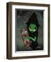 Wicked Witch and Her Hourglass-Jasmine Becket-Griffith-Framed Art Print