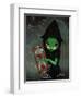 Wicked Witch and Her Hourglass-Jasmine Becket-Griffith-Framed Art Print