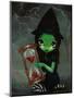 Wicked Witch and Her Hourglass-Jasmine Becket-Griffith-Mounted Art Print