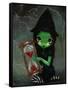 Wicked Witch and Her Hourglass-Jasmine Becket-Griffith-Framed Stretched Canvas