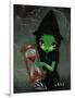 Wicked Witch and Her Hourglass-Jasmine Becket-Griffith-Framed Art Print