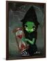 Wicked Witch and Her Hourglass-Jasmine Becket-Griffith-Framed Art Print