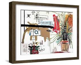 Wicker, 1984-Jean-Michel Basquiat-Framed Giclee Print