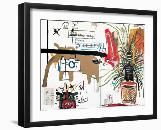 Wicker, 1984-Jean-Michel Basquiat-Framed Giclee Print