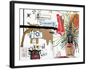 Wicker, 1984-Jean-Michel Basquiat-Framed Giclee Print