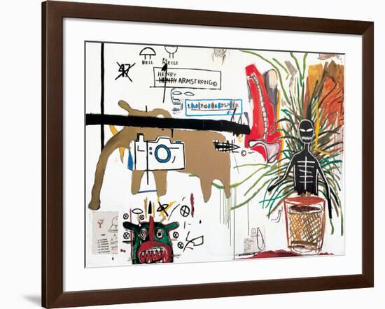 Wicker, 1984-Jean-Michel Basquiat-Framed Giclee Print