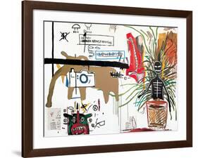 Wicker, 1984-Jean-Michel Basquiat-Framed Giclee Print