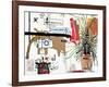 Wicker, 1984-Jean-Michel Basquiat-Framed Giclee Print