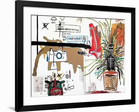 Wicker, 1984-Jean-Michel Basquiat-Framed Giclee Print