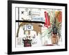 Wicker, 1984-Jean-Michel Basquiat-Framed Giclee Print