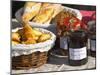 Wicker Basket with Croissants and Breads, Clos Des Iles, Le Brusc, Var, Cote d'Azur, France-Per Karlsson-Mounted Photographic Print