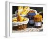 Wicker Basket with Croissants and Breads, Clos Des Iles, Le Brusc, Var, Cote d'Azur, France-Per Karlsson-Framed Premium Photographic Print