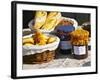 Wicker Basket with Croissants and Breads, Clos Des Iles, Le Brusc, Var, Cote d'Azur, France-Per Karlsson-Framed Photographic Print