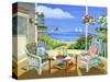 Wicker Porch-Geraldine Aikman-Stretched Canvas