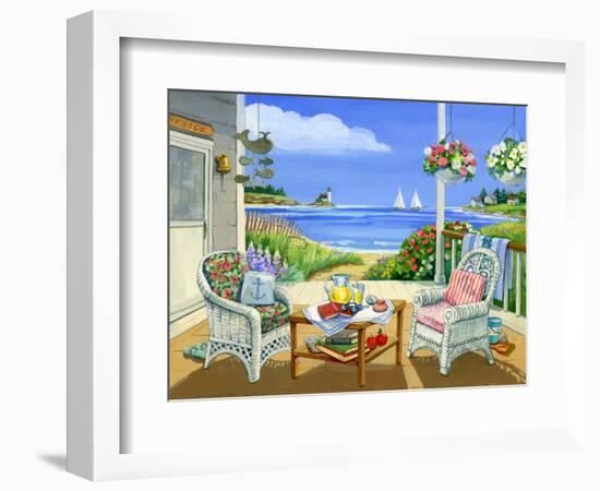 Wicker Porch-Geraldine Aikman-Framed Giclee Print