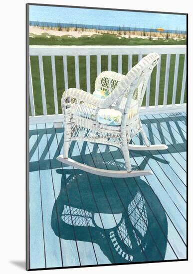 Wicker Shadows-Linda Roberts-Mounted Art Print