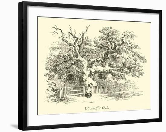 Wickliff's Oak-null-Framed Giclee Print