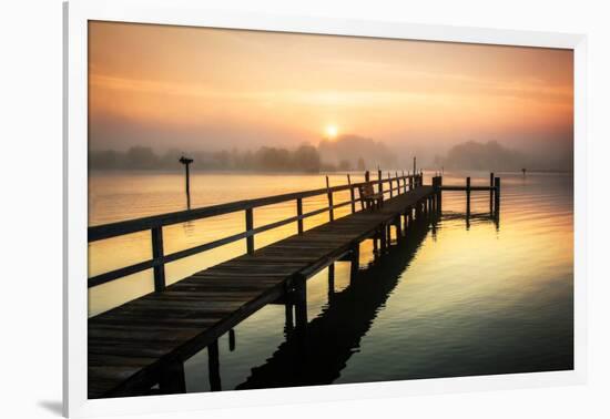 Wicomico River Sunrise I-Alan Hausenflock-Framed Photo