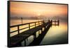 Wicomico River Sunrise I-Alan Hausenflock-Framed Stretched Canvas