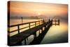 Wicomico River Sunrise I-Alan Hausenflock-Stretched Canvas