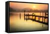 Wicomico River Sunrise II-Alan Hausenflock-Framed Stretched Canvas