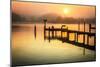 Wicomico River Sunrise II-Alan Hausenflock-Mounted Photo