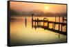Wicomico River Sunrise II-Alan Hausenflock-Framed Stretched Canvas