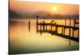 Wicomico River Sunrise II-Alan Hausenflock-Stretched Canvas