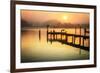 Wicomico River Sunrise II-Alan Hausenflock-Framed Photo