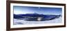 Wide Angle Shot of Alto Lario with Como Lake and Mount Legnone Lighted by the Moon in Winter-ClickAlps-Framed Photographic Print