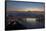 Wide Angle View of Rio De Janeiro at Sunset with Guanabara Bay-Alex Saberi-Framed Stretched Canvas