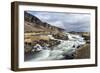 Wide Angle View of River at Foss a Sidu, South Iceland, Iceland, Polar Regions-Chris Hepburn-Framed Photographic Print