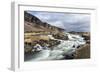 Wide Angle View of River at Foss a Sidu, South Iceland, Iceland, Polar Regions-Chris Hepburn-Framed Photographic Print